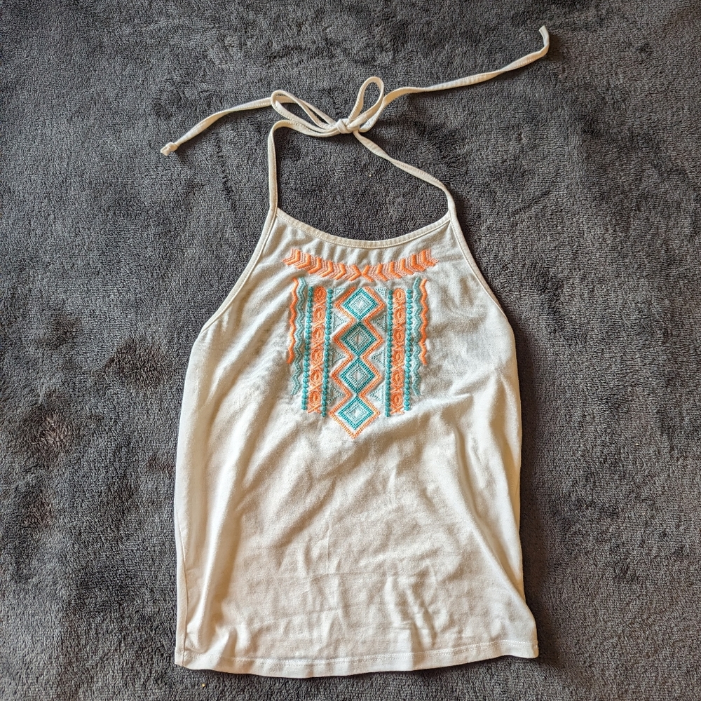 Tribal halter top